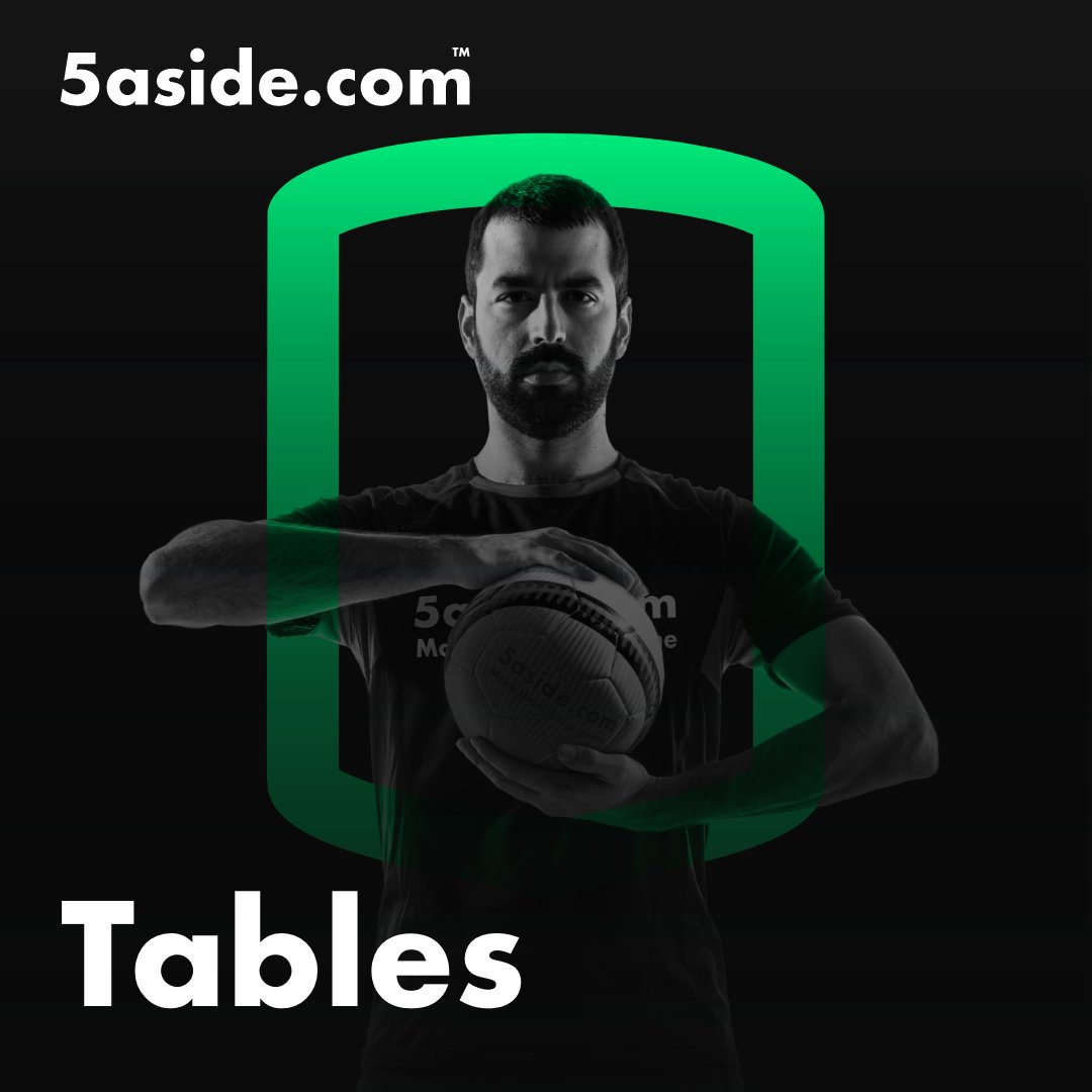 5aside.com league tables