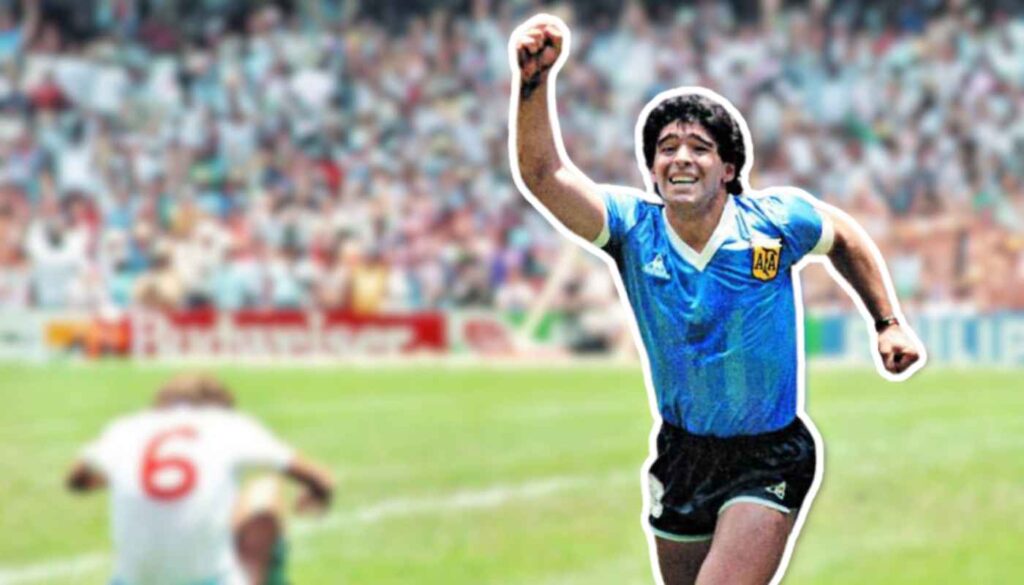 Maradona, one of the greatest players ever, helped Argentina win their second World Cup in 1986 with two goals against England in the Quarter-Finals