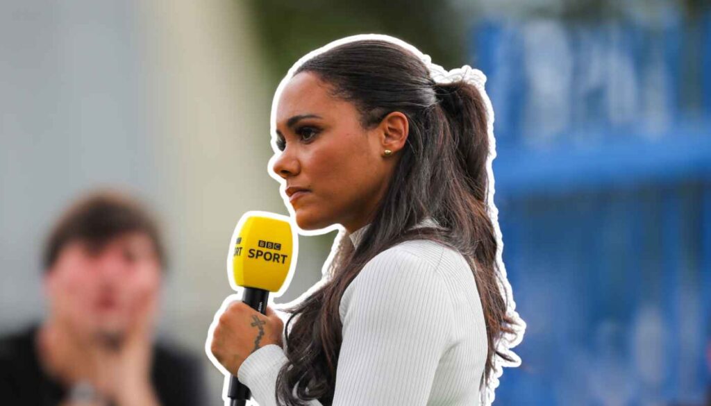 Former England international Alex Scott is part of the BBC TV's broadcasting team for the Women's European Championships 2022