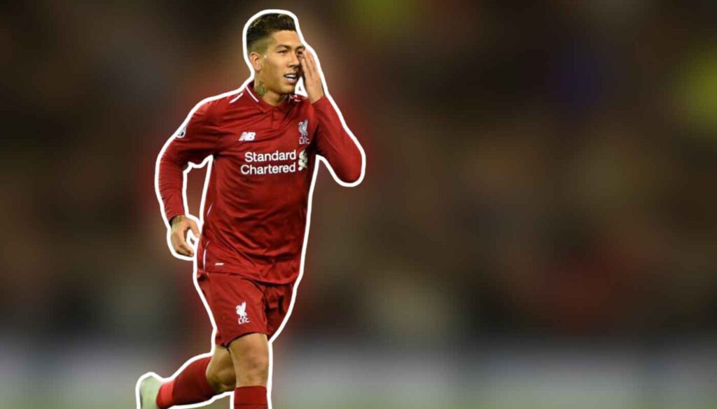 Although not entirely known for his goalscoring, Roberto Firmino has performed several goal celebrations including the "eye patch" celebration after he scored a winning goal against PSG in 2018.