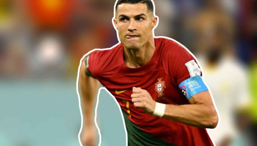 Cristiano Ronaldo became the first player to score in five FIFA World Cup tournaments in 2022.