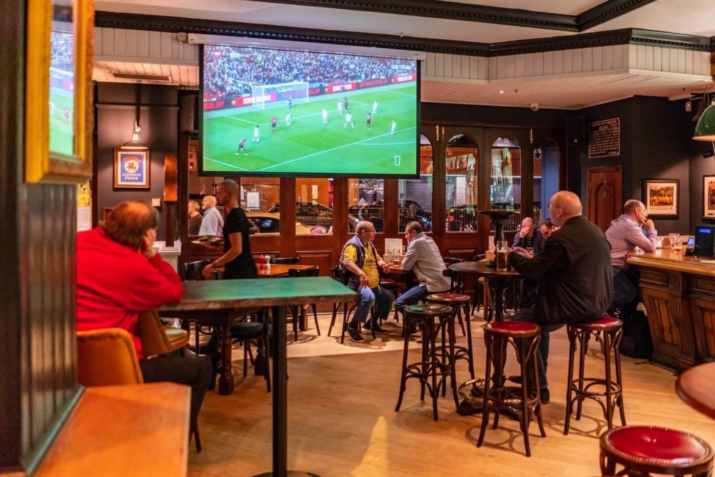 For a more traditional vibe for London football, the Euston Flyer is the place