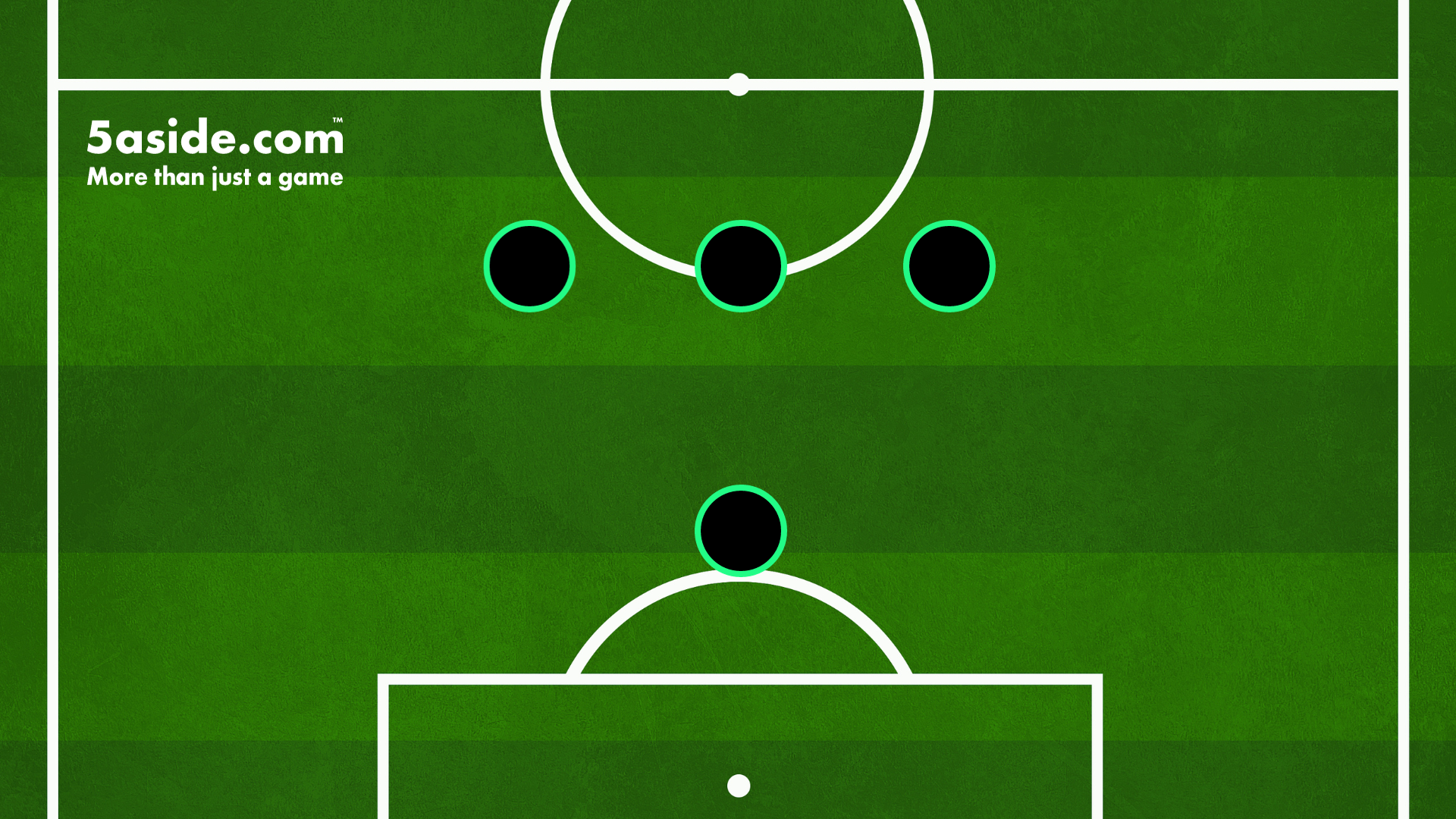 1-3 5 Aside Football Formation