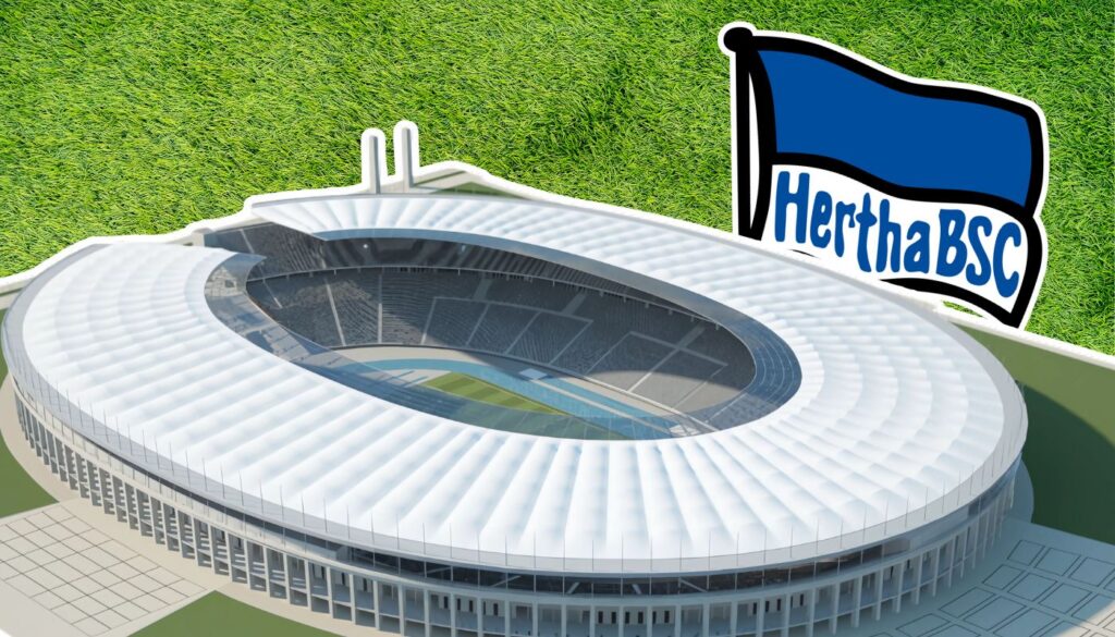 Olympiastadion, located in Berlin.