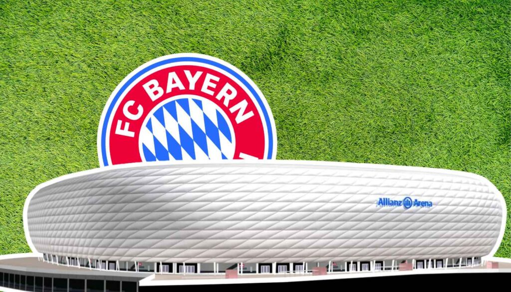 Allianz Arena, located in Munich.