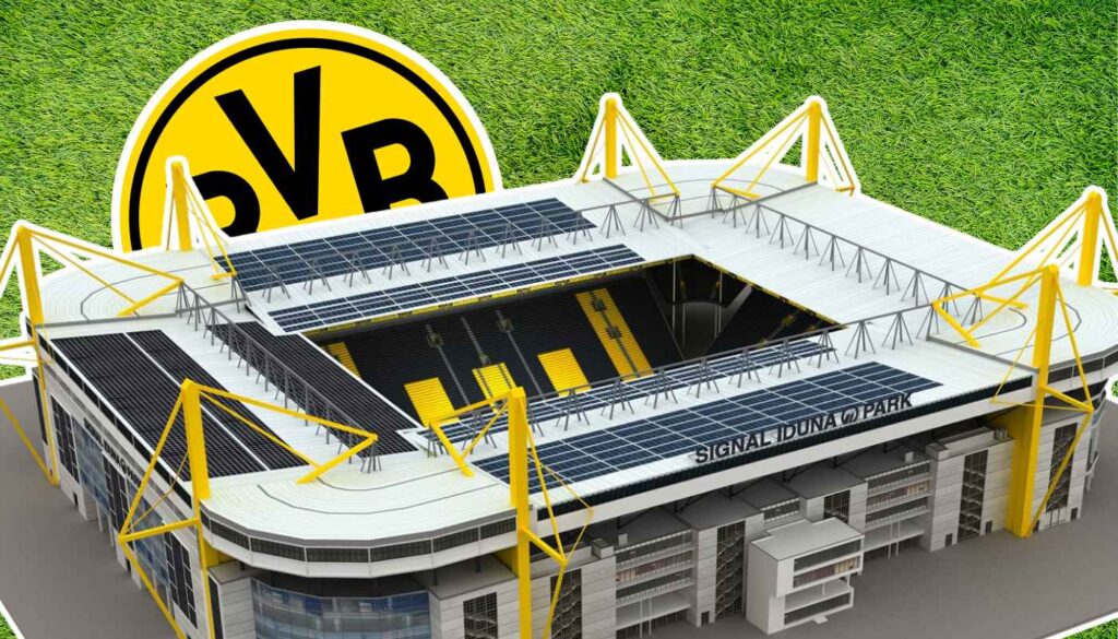 Signal Iduna Park. located in Dortmund.