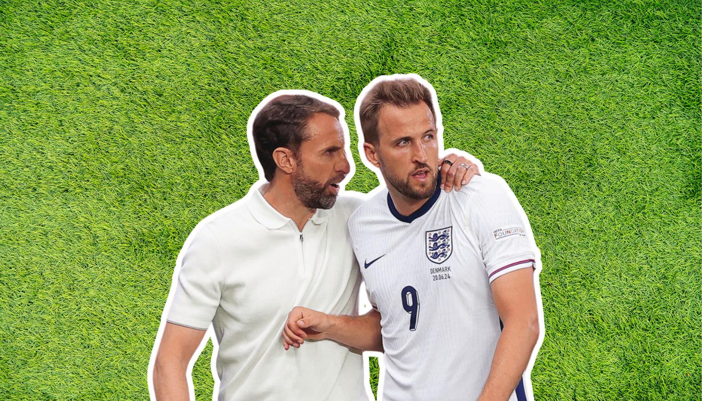 Gareth Southgate and Harry Kane