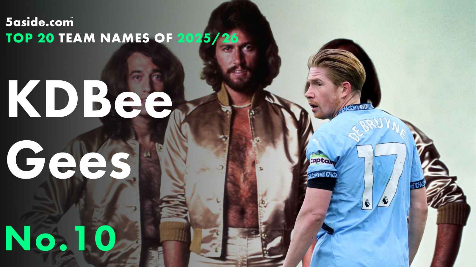KDBee Gees ⋆ No. 10 ⋆ Top 20 fantasy football team names