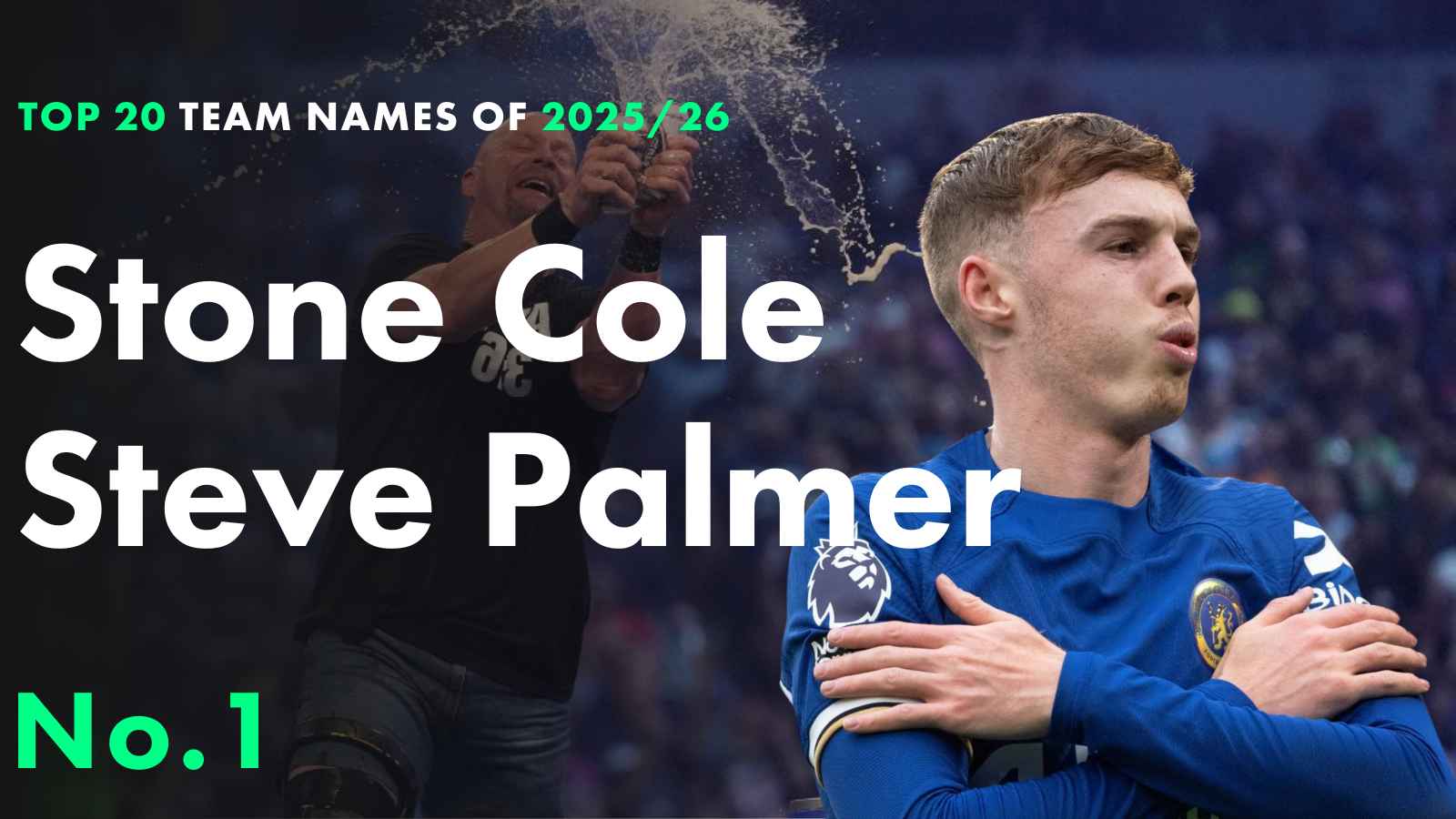 Stone Cold Steve Palmer ⋆ No. 1 ⋆ Top 20 fantasy football team names