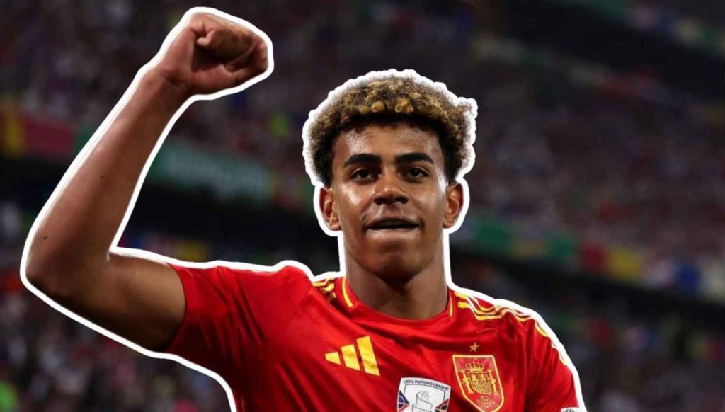 Lamine Yamal Playing For Spain