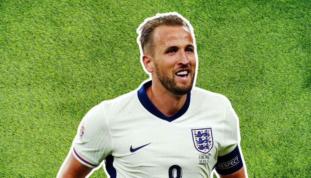 Harry Kane playing for England