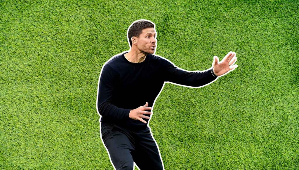 Xabi Alonso implementing in game tactics.
