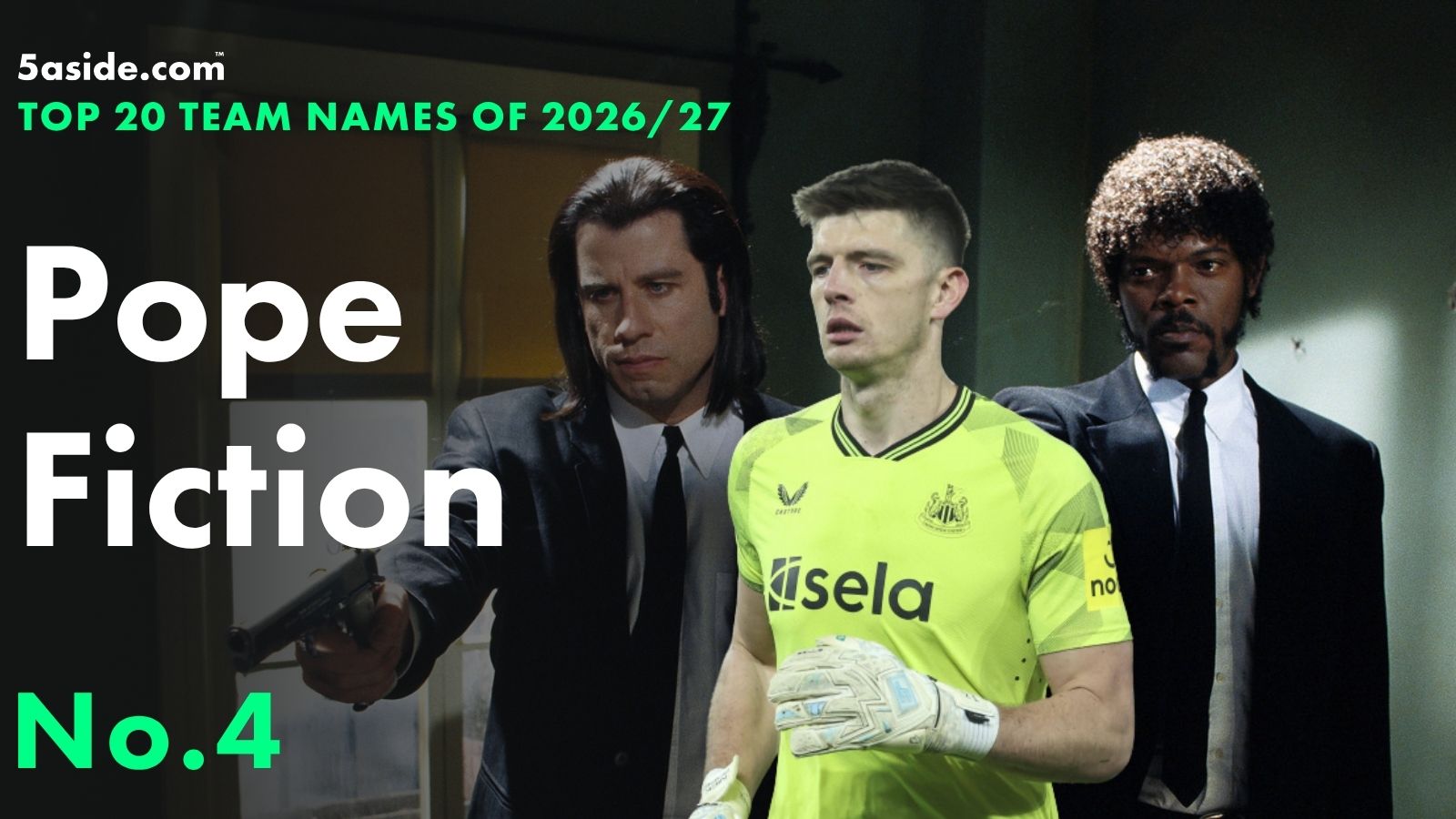 Pope Fiction ⋆ No. 4 ⋆ Top 20 fantasy football team names