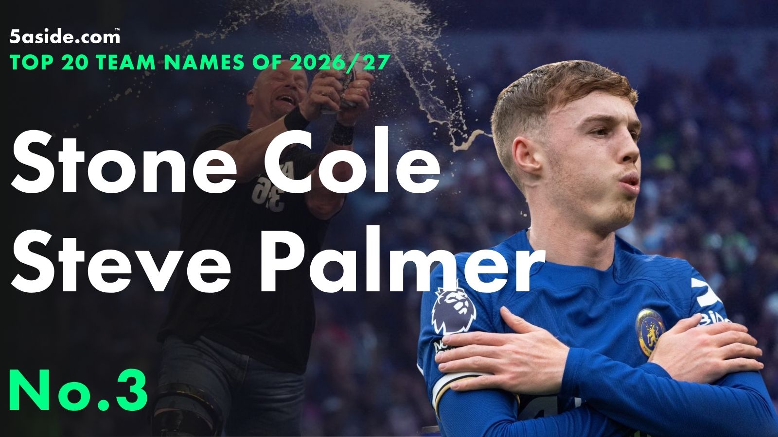Stone Cole Steve Palmer ⋆ No. 3 ⋆ Top 20 fantasy football team names