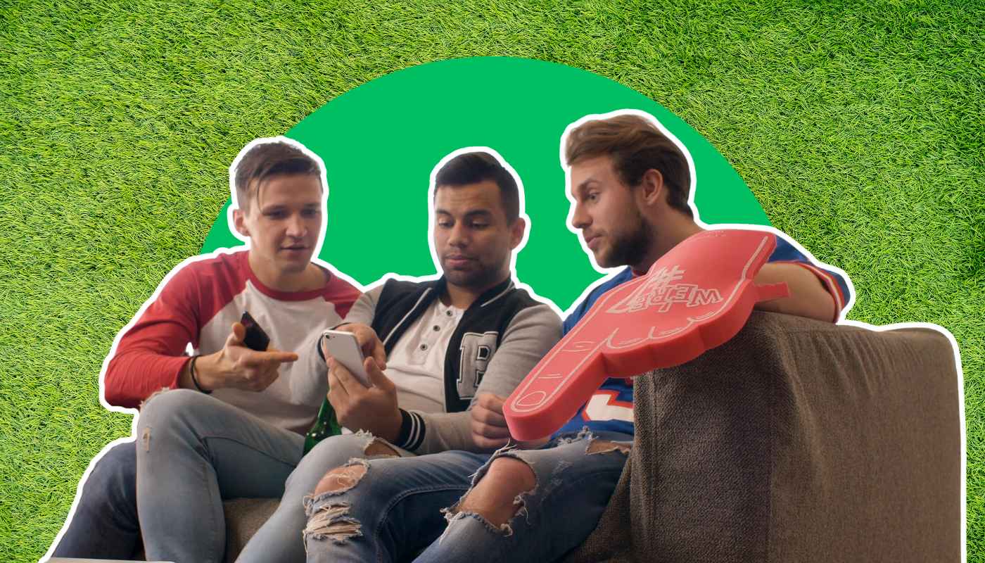 Football fans on application