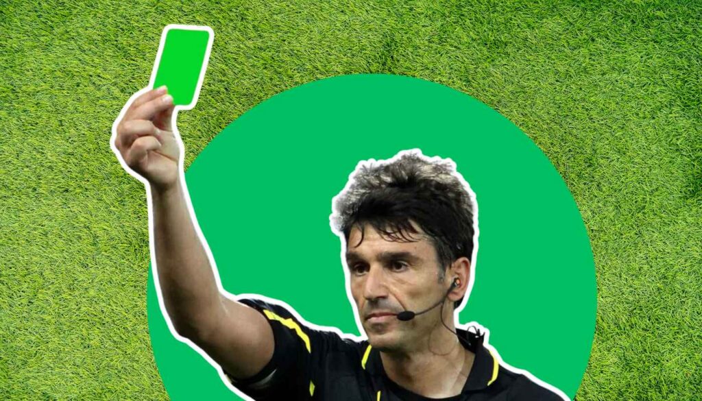 Green card in football