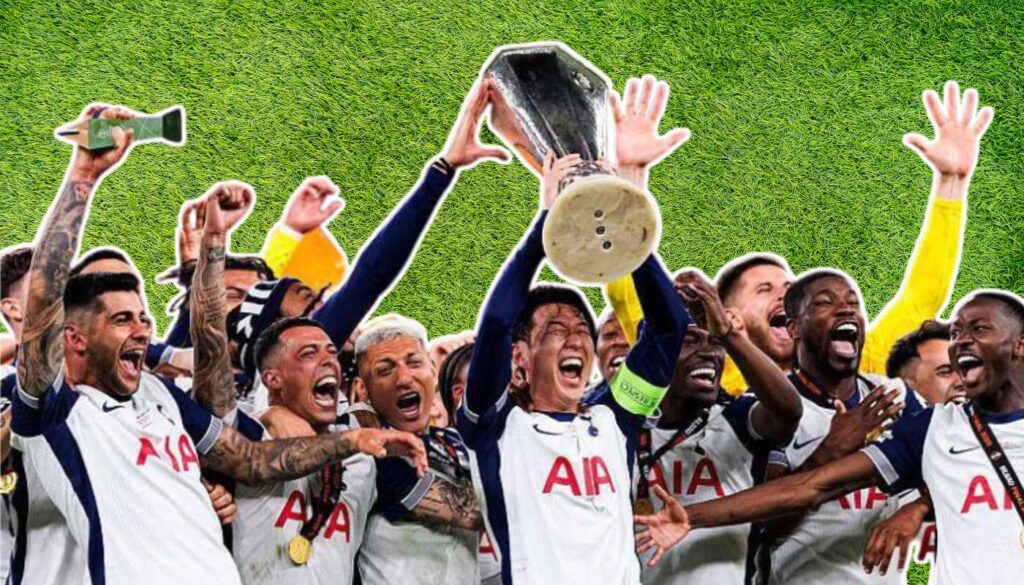 Tottenham Hotspur win the Europa League.